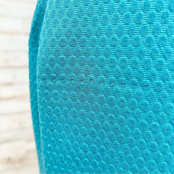 Slate & Willow Asymmetrical Off the Shoulder Dress Womens Size M Teal Jersey - Picture 16 of 16